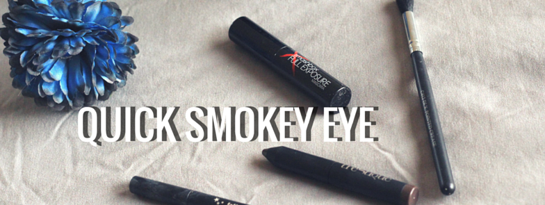 quick smokey eye