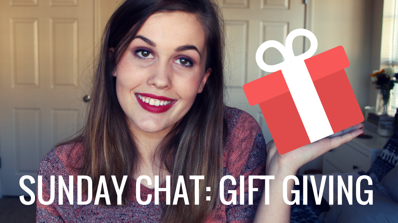 sunday chat gift giving for the holidays