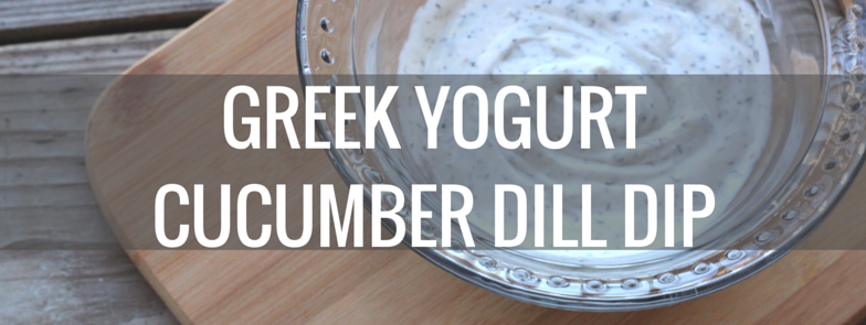 greek yogurt cucumber dill dip