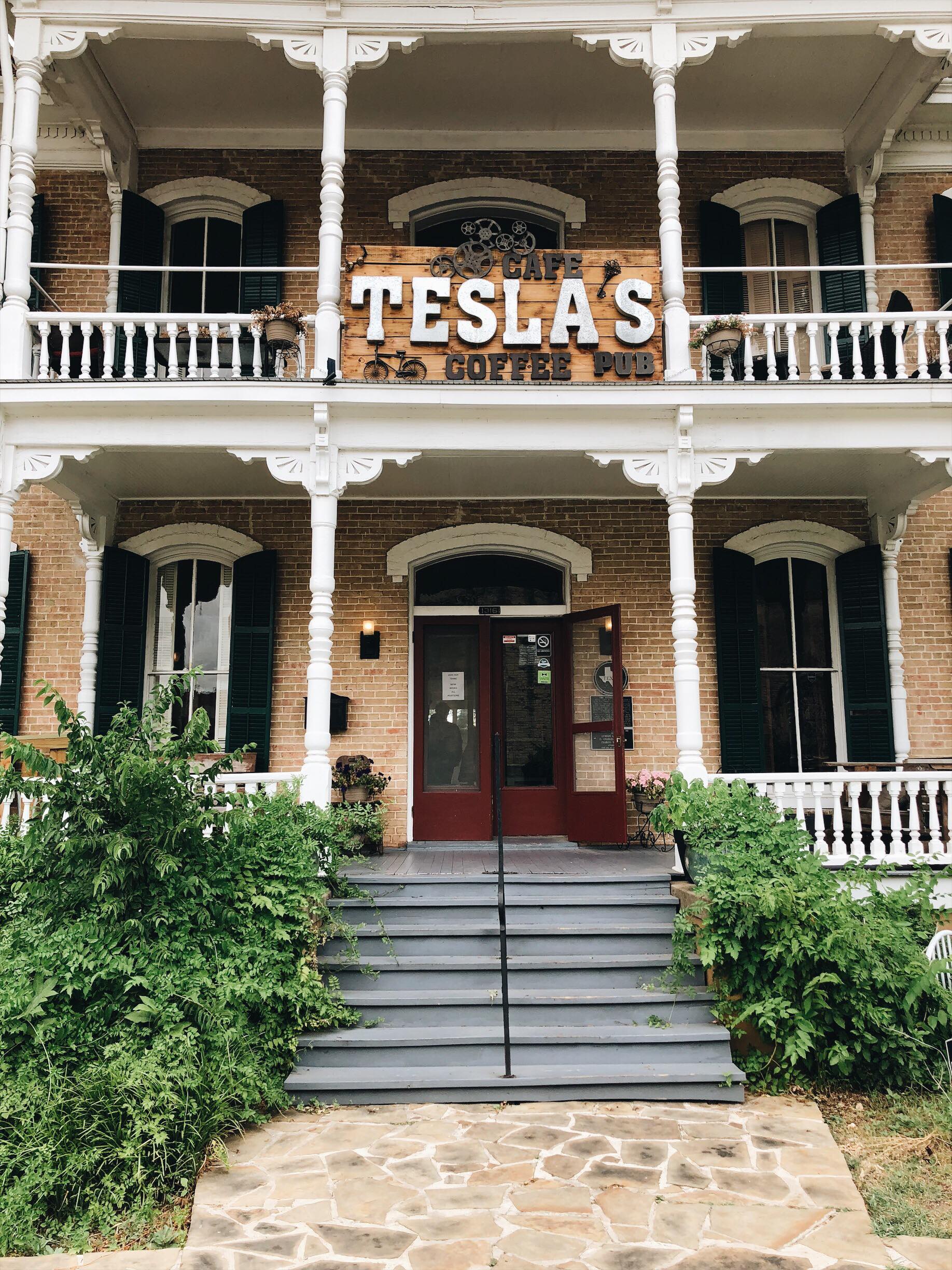Brunch at Teslas Cafe and Coffee Pub in Waco