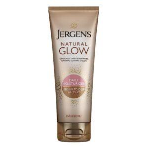 Jergens Natural Glow Daily Moisturizer: This affordable self-tanning moisturizer is perfect for achieving a gradual, natural-looking tan. It is infused with skin-nourishing ingredients and is suitable for all skin types. This is safe tanning.