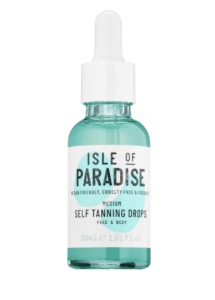 Isle of Paradise Self-Tanning Drops: This product has gained a lot of popularity due to its customizable formula that can be mixed with your favorite moisturizer to achieve a natural-looking, even tan. This is great for safe tanning.